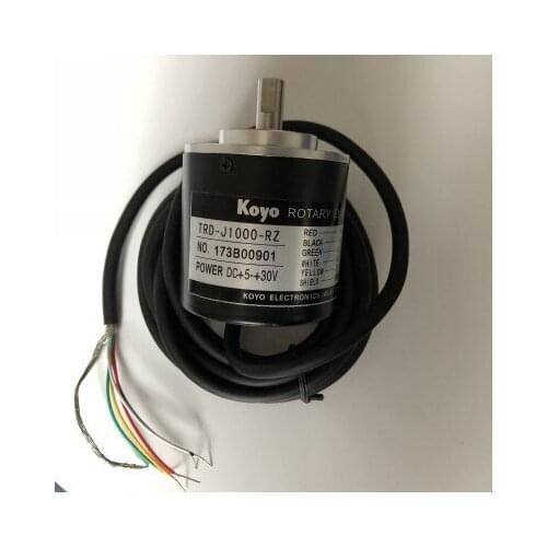 50mm Incremental optical rotary encoder 8mm shaft TRD-J500-RZ resolution 100 200 360 500 1000 pulse Push pull output