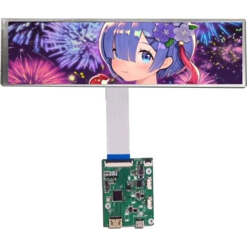 8.8 Inch 1920*480 IPS LCD Screen Aida64 Monitor HSD088IPW1-B00 Gaming PC Case CPU GPU Fan Computer Temperature Memory Display