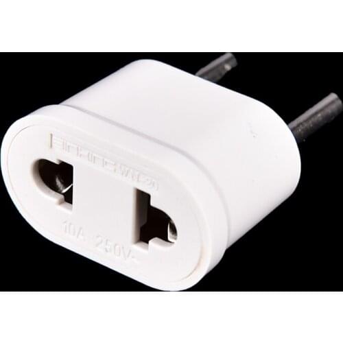 2PC/lot Consumer Electronics Power Plug Adapter Converter White Travel Charger Wall AC