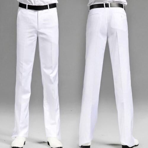 Free Shipping 2021 Mens Spring/Summer New Micro Flare Casual Pants Slim Fit Pants
