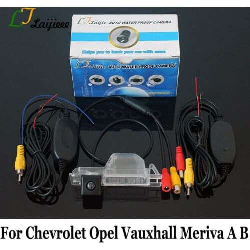 Wireless Rearview Camera For Chevrolet Opel Vauxhall Meriva A B 2003~2019 / RCA AUX Interface CCD Night Vision Rear View Camera