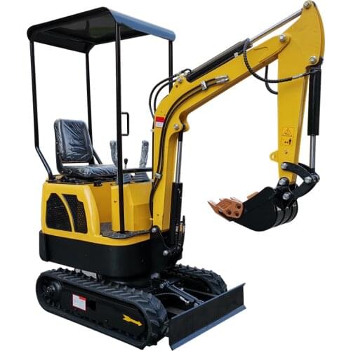 Fast delivery low price micro bagger 1 ton hydraulic crawler mini excavator CE EPA