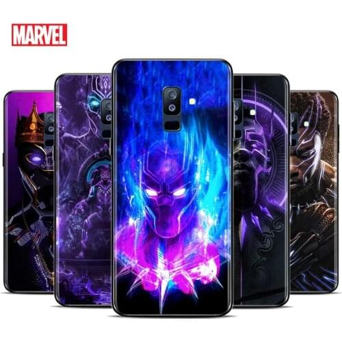 Marvel Cool Man Panthers For Samsung Galaxy A3 A5 A6 A7 A8 A9 A6S A8S A9S Star Plus 2016 2017 2018 Black Toft TPU Phone Case