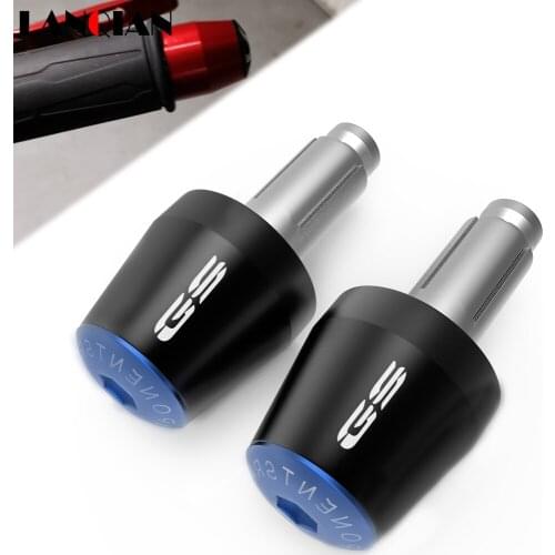 CNC Billet Aluminum Motorbike HBAR END CAP Handle Bar Cap End Plugs For SUZUKI GS500E GS500F 1994 1995 1996 1997 1999 2000 -2009