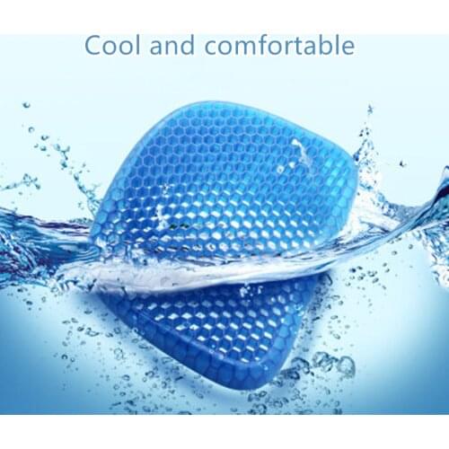 Gel cushion Summer Elastic ice padnon-slip soft and comfortable office chair Car Seat massage cushion TPE Silicone Cooling Mat