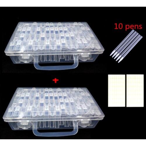 Diamond Painting Tools Beads Container Rhinestone Diamond Embroidery Stone Storage Accessory 5D Diamond Mosaic Convenience Box