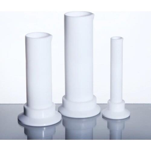 Lab PTFE Measuring Cylinder Polytef Acid and Alkali Resistant High Temperature Flask