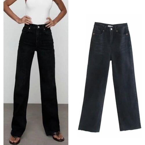 LVWOMN Women's Straight Jeans