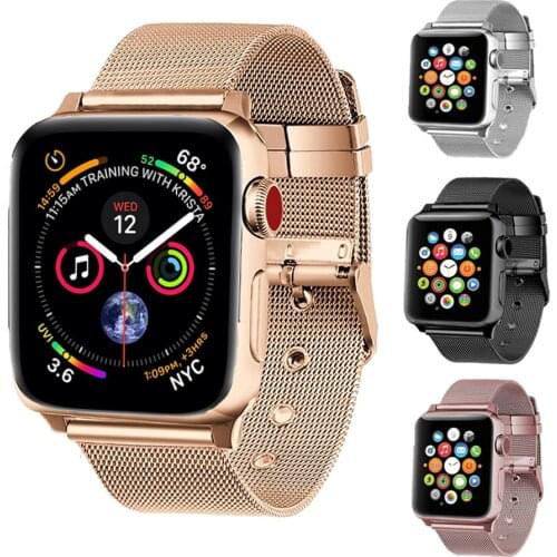 Milanese strap For Watch band 44 mm 40mm iWatch band 42mm 38mm Stainless Steel belt Bracelet watch 4 3 2 1 42/38 mm