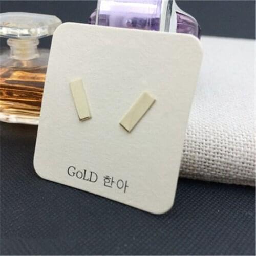 Minimalist Rectangular Earrings Geometric Earring Jewelry Simple Design Easy To Match Everyday Wear Jewelry