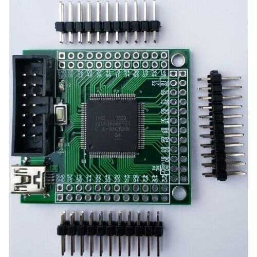 Minimum Size of Four-Layer Board of Minimum System Board Core Board of TMS320F28069 DSP