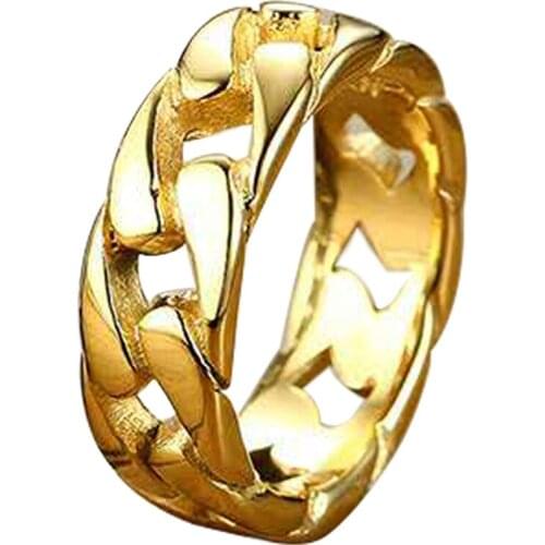 Fashion Horse Whip Chain Ring Special Design Finger Charming Ring For Woman Men Personality Accessories Jewelry