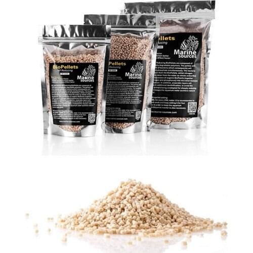 Marine source NP Biopellets for Nitrate and Phosphate Reduction of the aquarium system