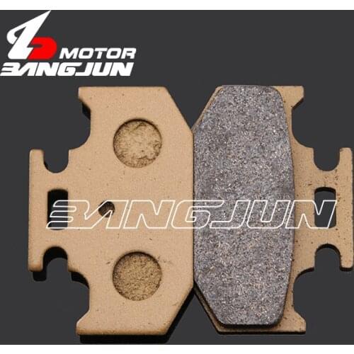 Motorcycle Rear Copper Base Metal Brake Pads For YAMAHA DT125 YZ125/250/400 TTR250 XG250 XT250
