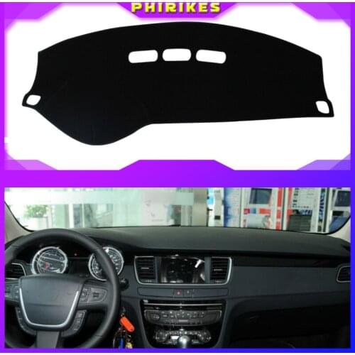 For Peugeot 208 2012~2019 Active Allure GTI 2015 Dashboard Cover Sun Shade Dash Mat Pad Carpet Car Stickers Interior Accessories