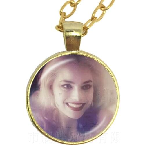 Riverdale Pendant Necklace 25mm Glass Cabochon Goden Planted Sweater Chain For Women Men Kids Jewelry Gift