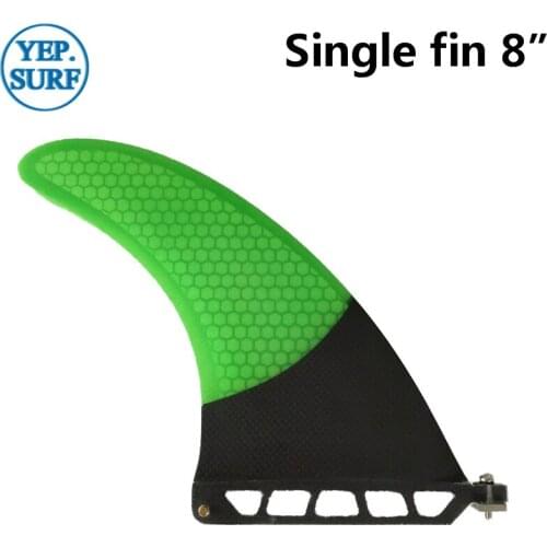 Surf Longboard Fins 8 Length Surf Fin Green color Fin Surfboard Fin 8 Length