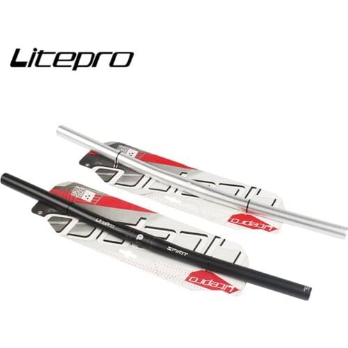 Litepro Spirit 412 Folding Bike Handlebar Horizontal Handle Ultra-light Aluminum Alloy Straight 25.4*580MM Bar