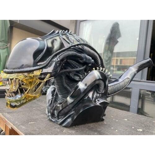 1/1 Scale Life Size Alien Warrior Resin Bust Statue Hot