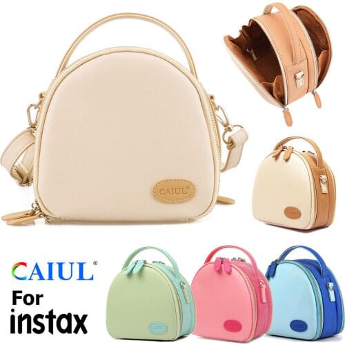PU Leather Storage Carrying Bag Case Pouch Cover For Polaroid 300 Fujifilm Instax Mini 8 9 7S 70 11 LiPlay Instant Film Camera