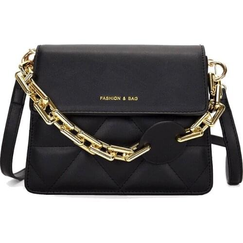 High Quality Women Pu Leather Handbag Fashion Ladies Small Crossbody Bags for Women Designer Female Chain Shoulder Messenger Bag