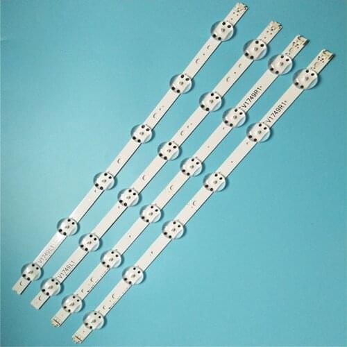 LED TV Illumination Part Replacement For LG 49UJ655V-ZC 49UJ6560-SB 49UJ6560-UF LED Bar Backlight Strip Line Ruler V1749L1 2862A