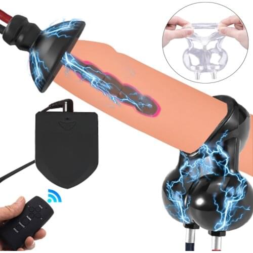 BDSM Strong Electric Shock Penis Plug Urethral Dilator Penis Stimulator Male Masturbator Scrotum Bondage Sleeve CockRing Sex Toy