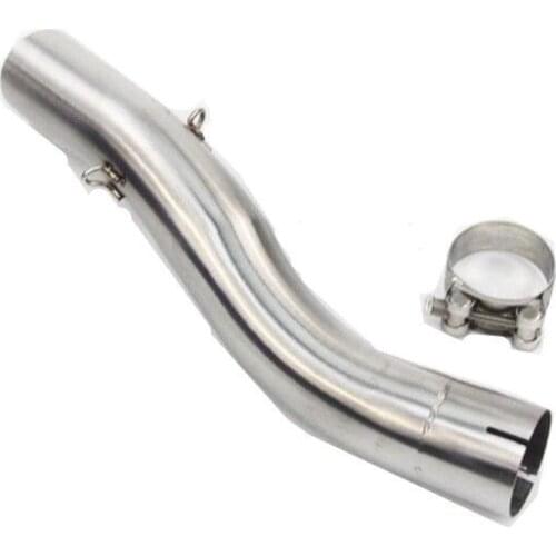 Motorcycle Exhaust Link Pipe Middle Connecting Tubes For 2004-2005 Kawasaki ZX10R