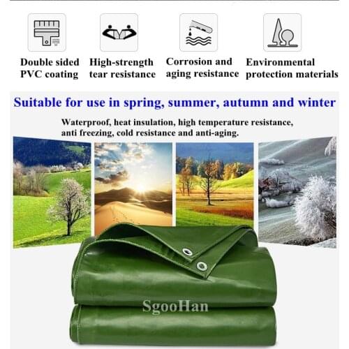 0.6mm Oxford Cloth Tarpaulin Rainproof Cloth Outdoor Awning Waterproof Oilcloth Water Proof Sunshade Sail Dog Pet House Shelter