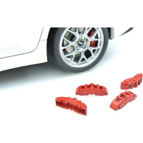 1/18 1/24 brake caliper Handmade Simulation Car Model Garage Modification 4pcs