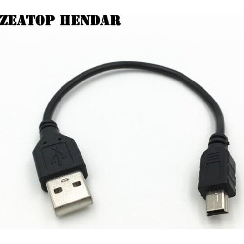 200Pcs USB A Male to Mini USB B 5 Pin Male Charging Cable Plug Adapter Connector