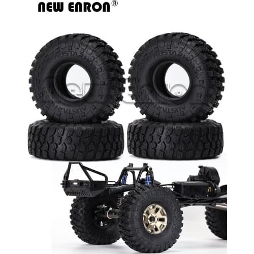 4Pcs 120MM Rubber Soft RC Tyre 1.9 inch Wheel Rock Terrain Tire for 1/10 RC Car Traxxas TRX4 Axial SCX10 MST jimny Tamiya D110