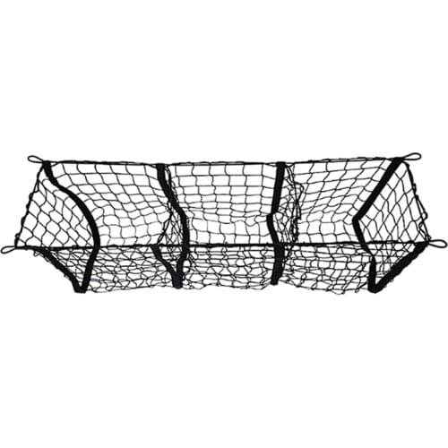 Car 110cmx30cmx30cm Trunk Rear Cargo Organizer Storage Elastic Holder Mesh Net
