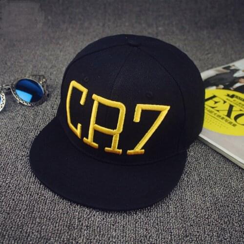 New Cristiano Ronaldo CR7 Baseball Caps for Men Hip Hop Snapback Hat Women Unisex Flat Brim Hats