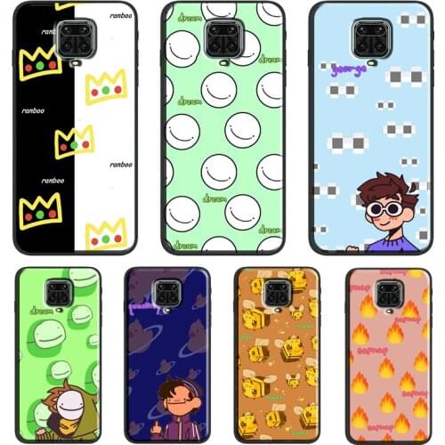 Dream smp symbols For Xiaomi Redmi Note 7 8 Pro 8T 9S Note 9 10 Pro Cover For Redmi 9T 9 9A 9C 7A 8A Case