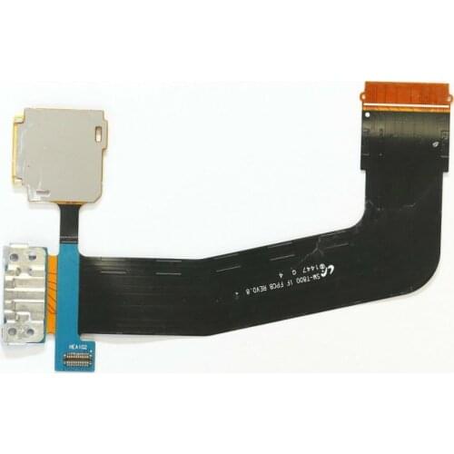 For Samsung Galaxy Tab S 10.5" T800 SM-T800 USB Dock Connector Charging Port Flex With SD Card Reader Flex Cable