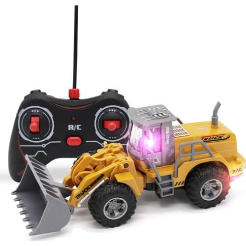 Remote control excavator toy car farmer construction car children toy boy gift simulation excavator
