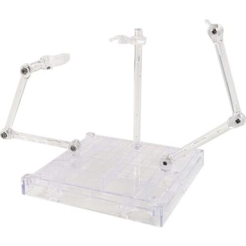 Assembly Action Figure Display Holder Transparent 7 Inches Doll Model Clamp Support Stand For Desktop Decoration