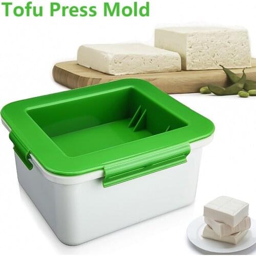 DIY Tofu Press Mold Plastic Tofu Maker Press Mold For Soy Curd Pressing Home DIY Bean Products Kitchen Tool Quick Drain