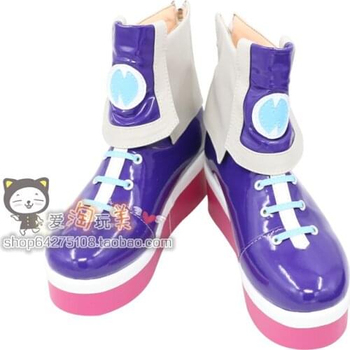 Hyperdimension Neptunia Neptune Purple Heart Cosplay Shoes