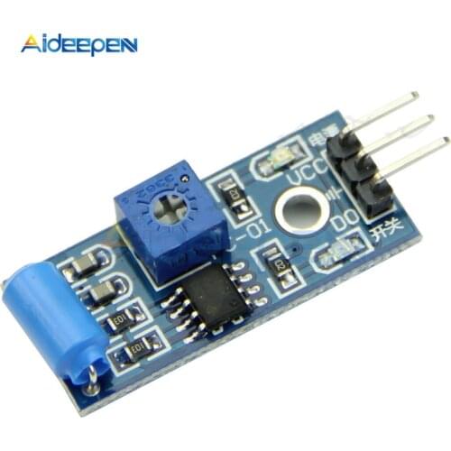 DC 3.3V 5V SW-420 Normally Closed Type Vibration Sensor Module for Alarm System DIY Smart Vehicle Robot Helicopter Airplane Car