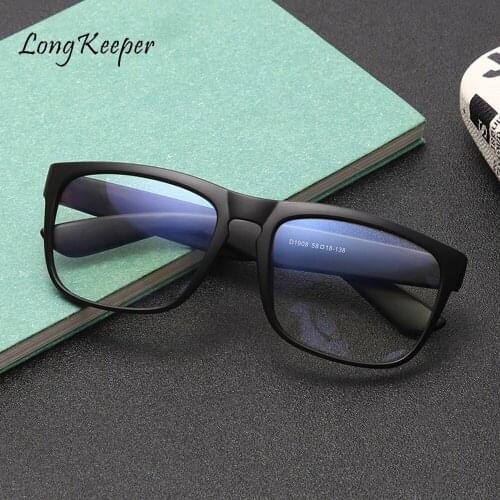 New Square Anti Blue Light Blocking Glasses Anti Eyestrain Men/Women Computer Goggles Clear Lens Protection Eyewear Frames UV400