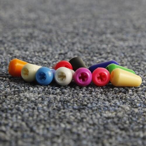 FLEOR 10pcs Plastic 5 Way Switch Knob Tip Cap Pickup Selector Switch Tips for Electric Guitar Parts & Accessories