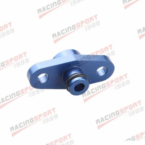 Blue Fuel Rail Pressure Regulator Adapter Fit For Nissan Mazda Subaru 1/8" NPT