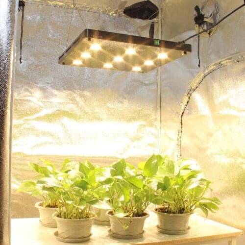LED Grow Lights Ultra-thin Mute Fanless Full Spectrum BlackSun 810W LED Panel Lamp for Indoor Hydroponic Plants All Growth Stage