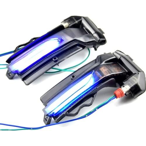 Water Blink Dynamic Flowing Side Mirror LED Turn Signal Light For AUDI Q2 GA 2018-2020 Q3 F3 2019-2020