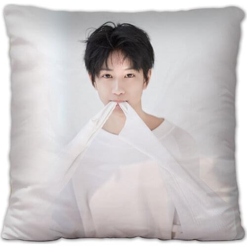 TF Family Ao Ziyi Koo Pillowcase Pretty Scholar Yu Lexuan Same Paragraph Star Photo Poster Cushion Cover Souvenir Home Decor
