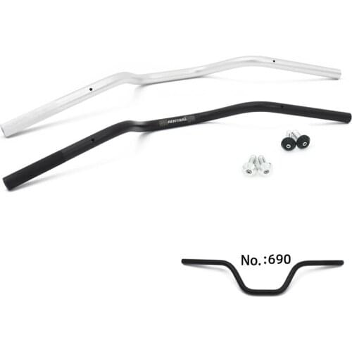 690mm 22MM Universal vintage motorcycle aluminum alloy handlebar tubes with balance block