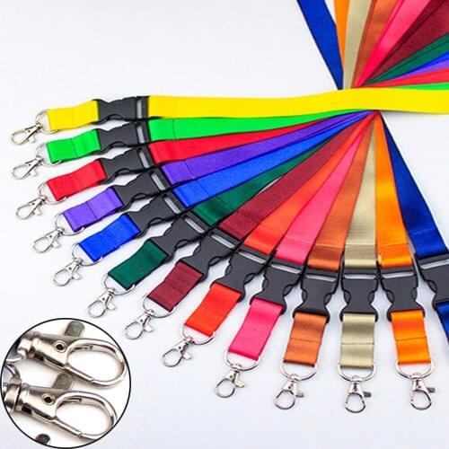 1PC Multicolor Mobile Phone Lanyard Keys Gym Holder Nylon Weave USB Badge Neck Strap ID Card Ribbon Rope Personality Accessory