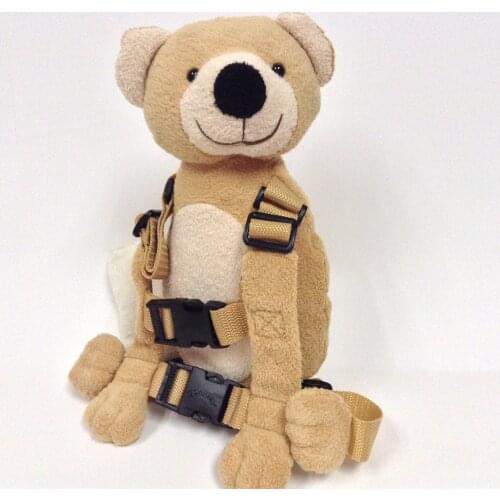 Teddy Bear 2 in 1 Harness buddy Backpack Harnesses with safty strap Kid Keeper Baby Carrier Leashes Walking Assistant